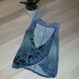 Parsley & Sage Tank Top Blue/Grey – Size M